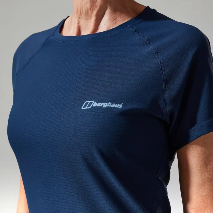 Technical Baselayers Women Berghaus 247 Tech Tee Super Stretch Crew 8211 Dark Blue
