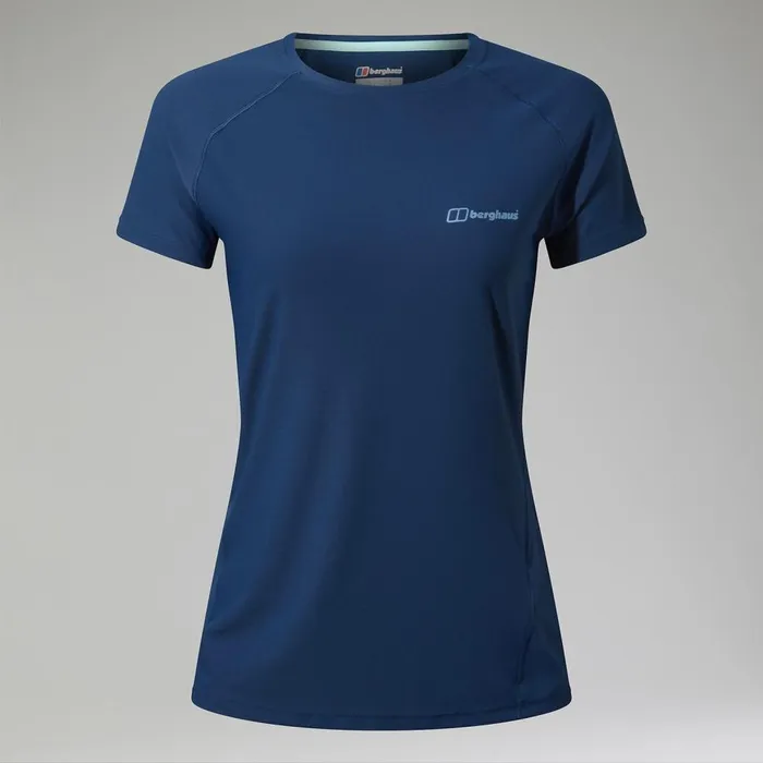 Technical Baselayers Women Berghaus 247 Tech Tee Super Stretch Crew 8211 Dark Blue