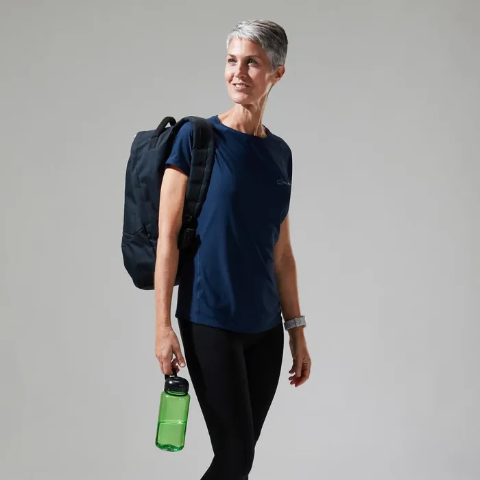 Technical Baselayers Women Berghaus 247 Tech Tee Super Stretch Crew 8211 Dark Blue