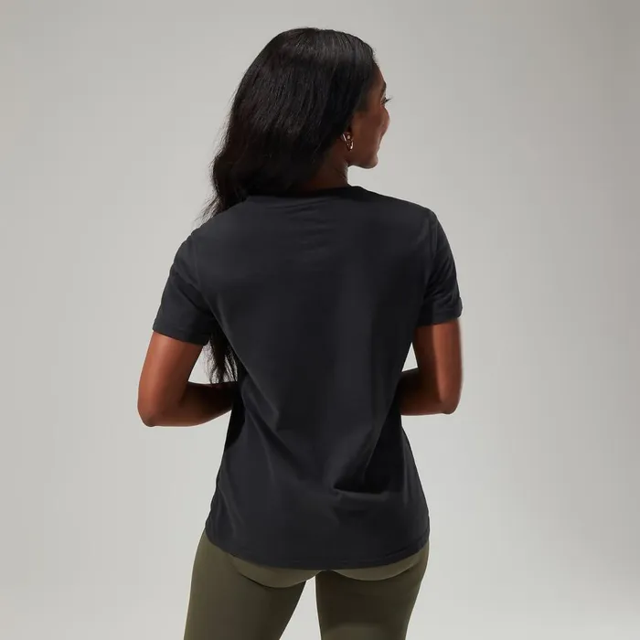 Technical Baselayers Women Berghaus Linear Landscape Super Stretch Tee Black Technical Baselayers Women Berghaus Linear Landscape Super Stretch Tee Black