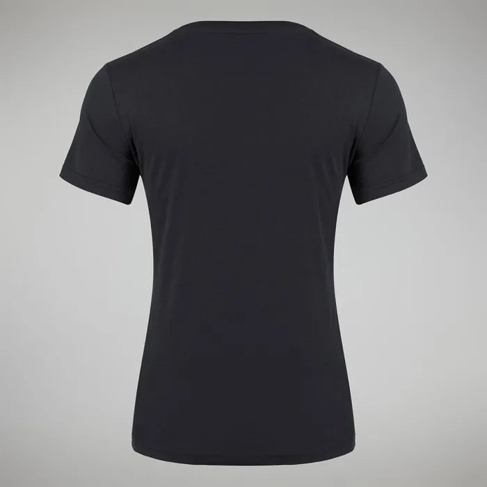 Technical Baselayers Women Berghaus Linear Landscape Super Stretch Tee Black Technical Baselayers Women Berghaus Linear Landscape Super Stretch Tee Black