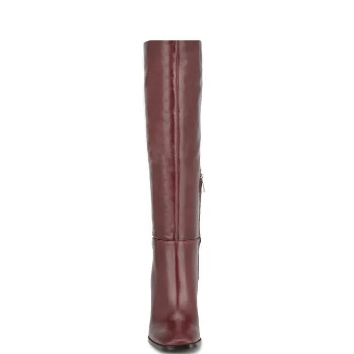 Temas Dress Boots Dark Red Women Nine West Boots and Booties