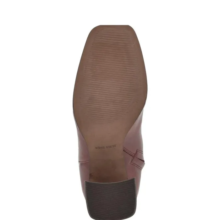 Temas Dress Boots Dark Red Women Nine West Boots and Booties
