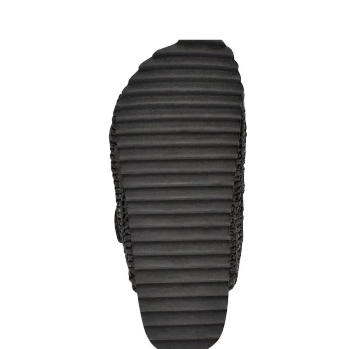 Tenly Casual Footbed Sandals Black Women Nine West Sandals