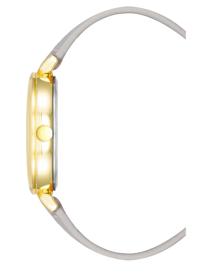 Textured Strap Watch Grey Women Nine West Straps