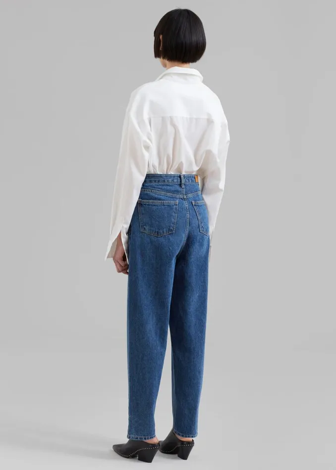 The Frankie Shop Alabama Jeans 8211 Medium Wash Shop Denim