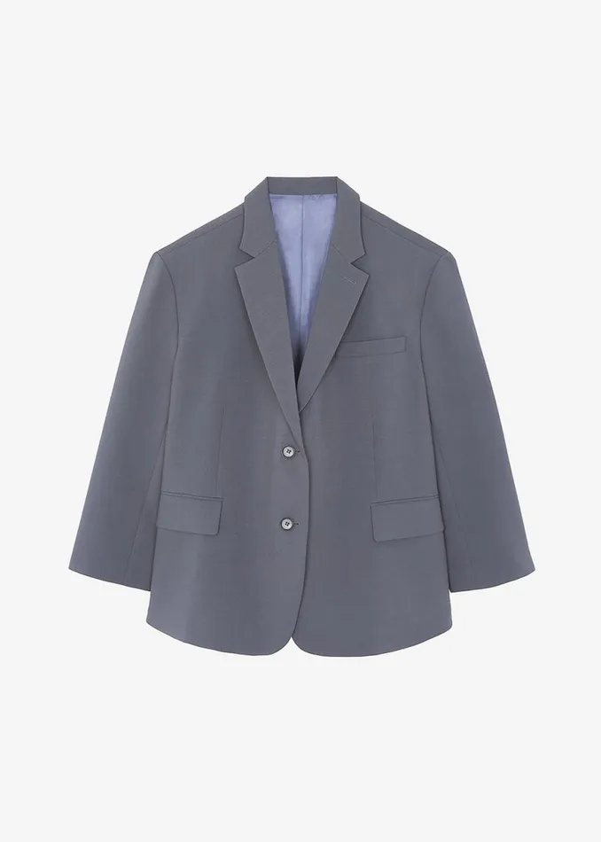 The Frankie Shop Bea Blazer 8211 Charcoal Shop Suits