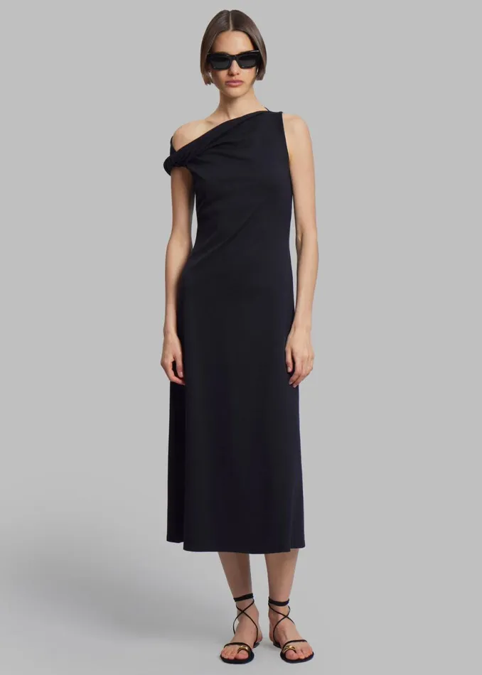 The Frankie Shop Beaufille Indi Dress 8211 Black Shop Dresses