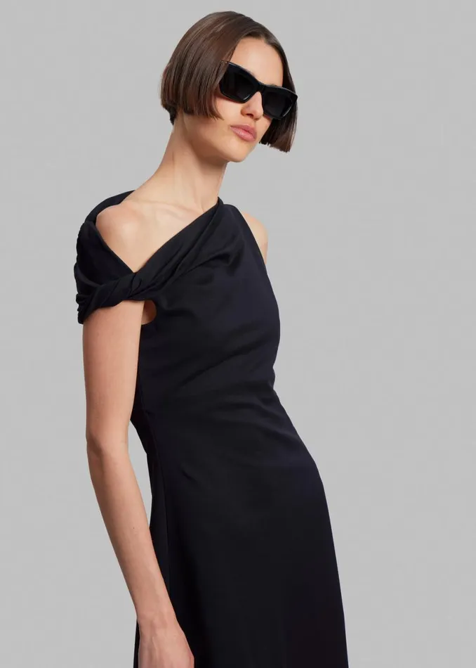 The Frankie Shop Beaufille Indi Dress 8211 Black Shop Dresses