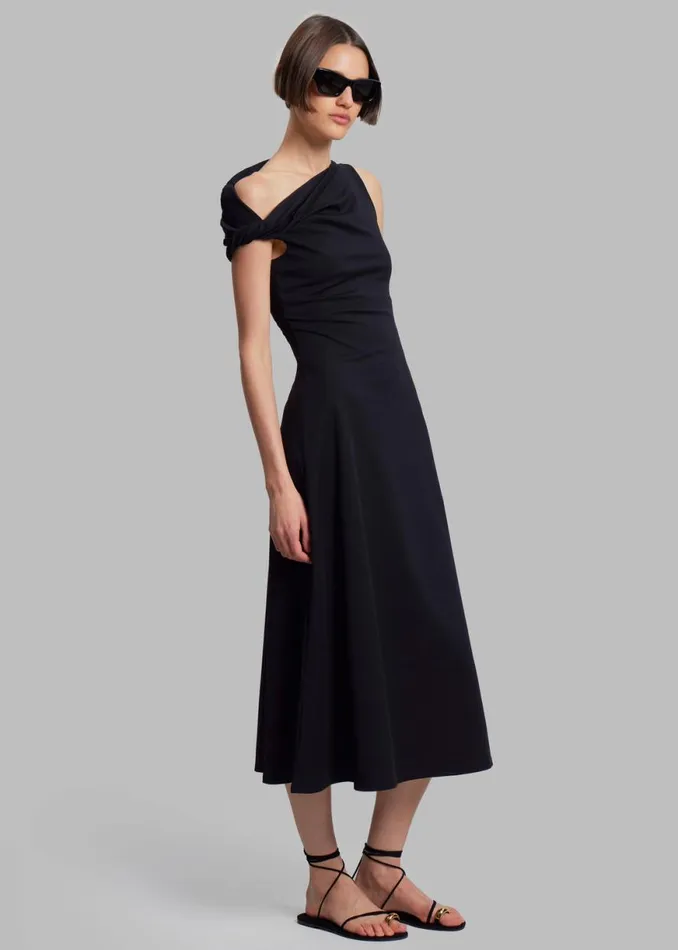 The Frankie Shop Beaufille Indi Dress 8211 Black Shop Dresses