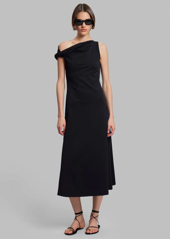The Frankie Shop Beaufille Indi Dress 8211 Black Shop Dresses