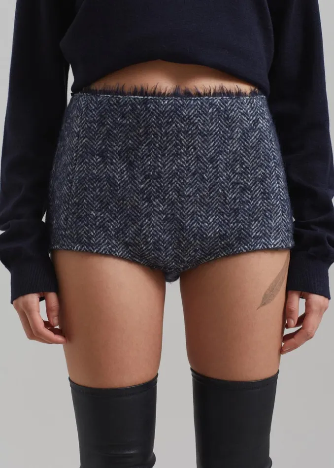 The Frankie Shop Christopher Esber Luminary Brief 8211 InkWhite Shop Clothing