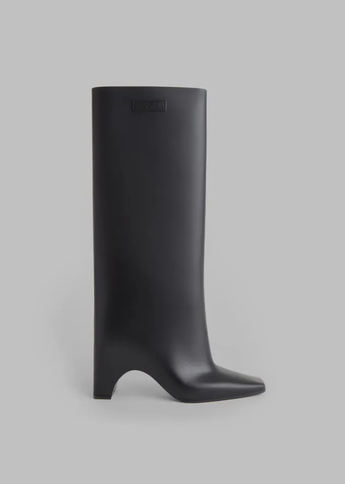 The Frankie Shop Coperni Rubber Bridge Boot 8211 Black Shop Shoes