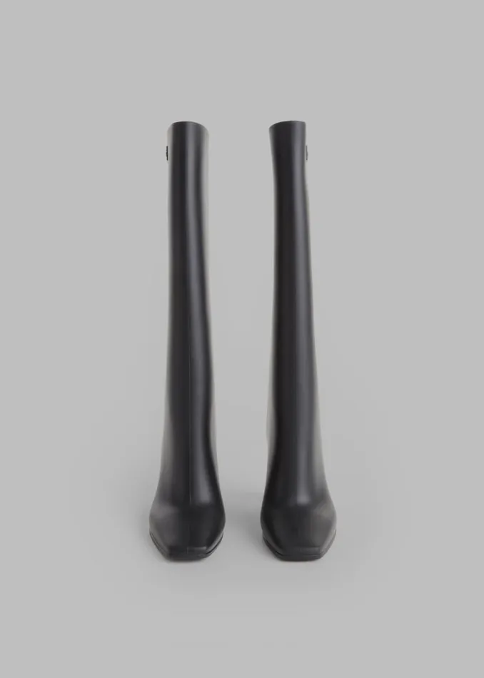 The Frankie Shop Coperni Rubber Bridge Boot 8211 Black Shop Shoes