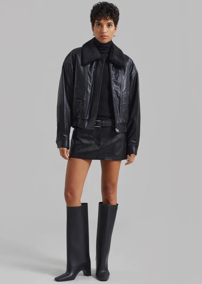 The Frankie Shop Coperni Rubber Bridge Boot 8211 Black Shop Shoes