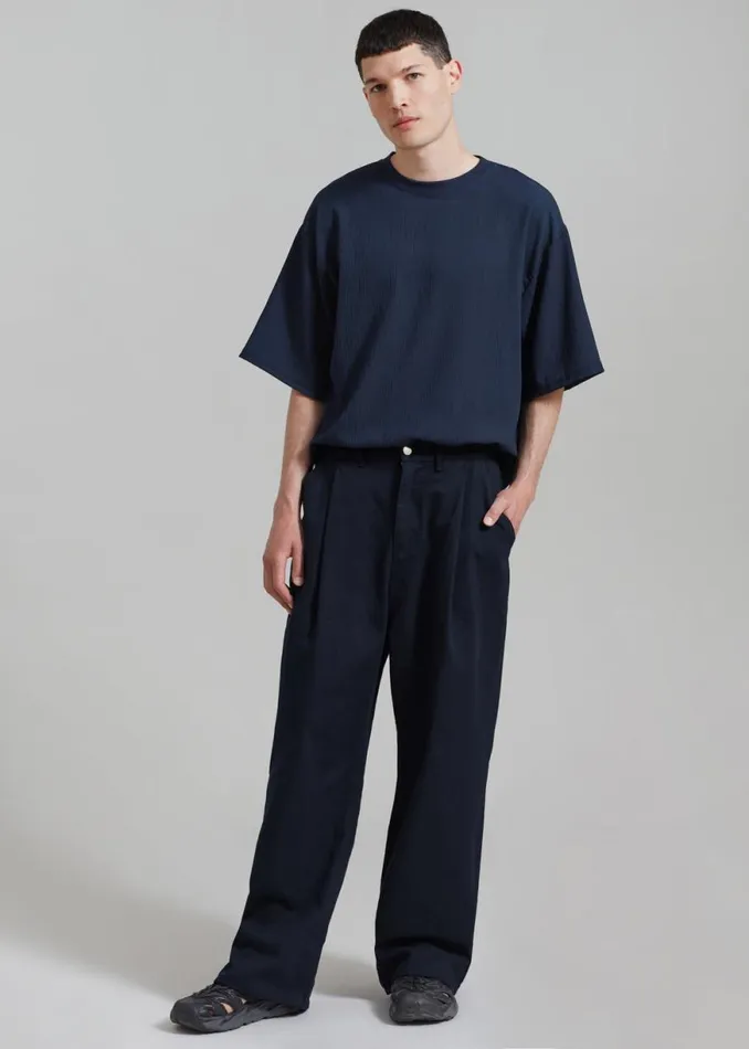 The Frankie Shop Drew Denim Pants 8211 Navy Shop Denim