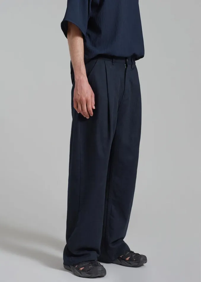 The Frankie Shop Drew Denim Pants 8211 Navy Shop Denim