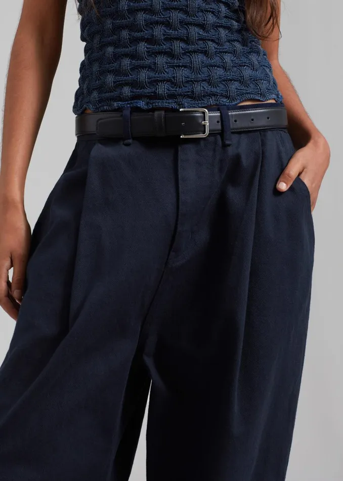 The Frankie Shop Drew Denim Pants 8211 Navy Shop Denim