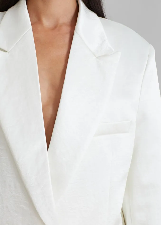 The Frankie Shop Elvira Blazer 8211 Ivory Shop Suits