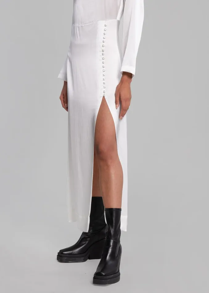 The Frankie Shop Envelope 1976 Campania Dress 8211 White Shop Dresses