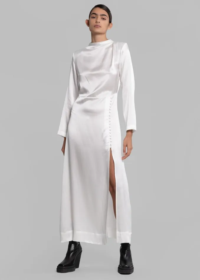 The Frankie Shop Envelope 1976 Campania Dress 8211 White Shop Dresses
