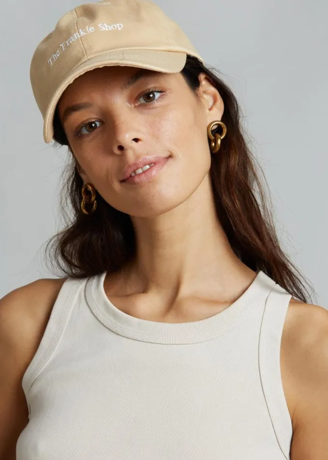 The Frankie Shop Frankie Baseball Cap 8211 Sand Shop Accessories