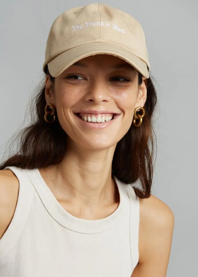 The Frankie Shop Frankie Baseball Cap 8211 Sand Shop Accessories