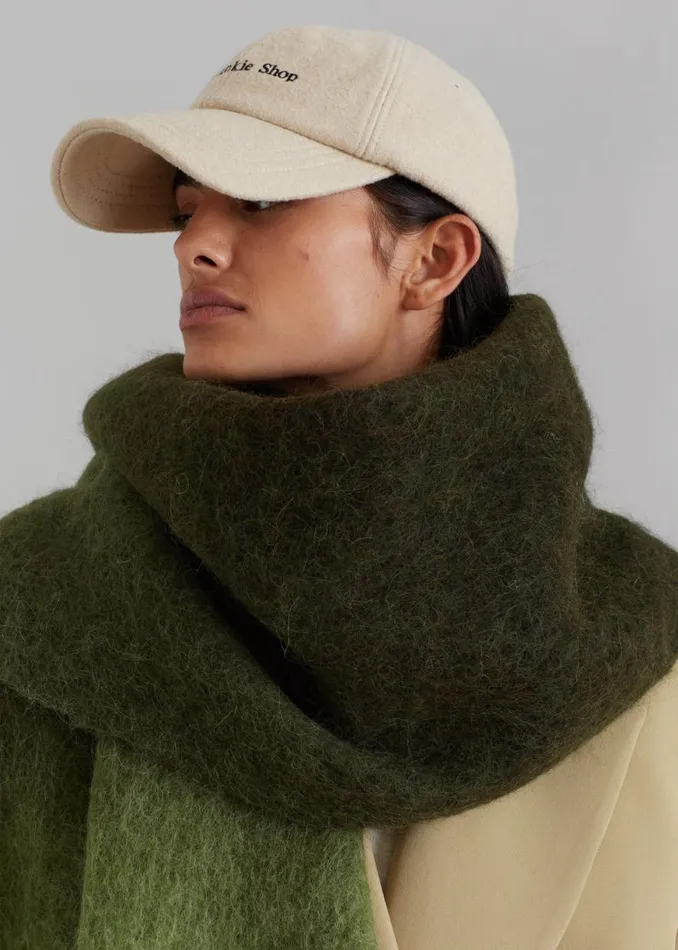 The Frankie Shop Frankie Boiled Wool Baseball Cap 8211 Beige Shop Accessories