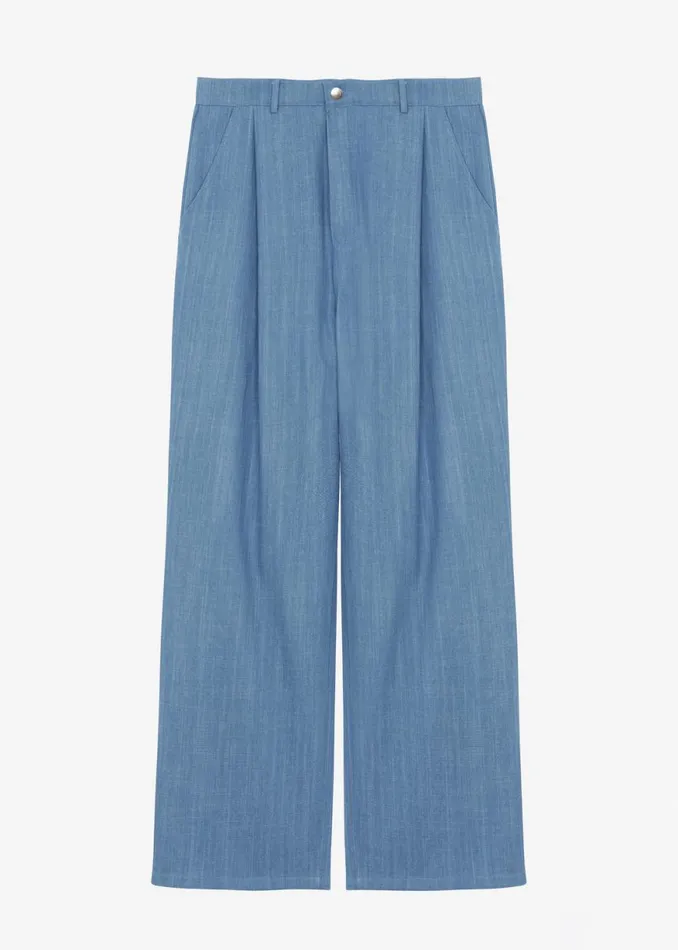 The Frankie Shop Jan Denim Pants 8211 Blue Shop Clothing