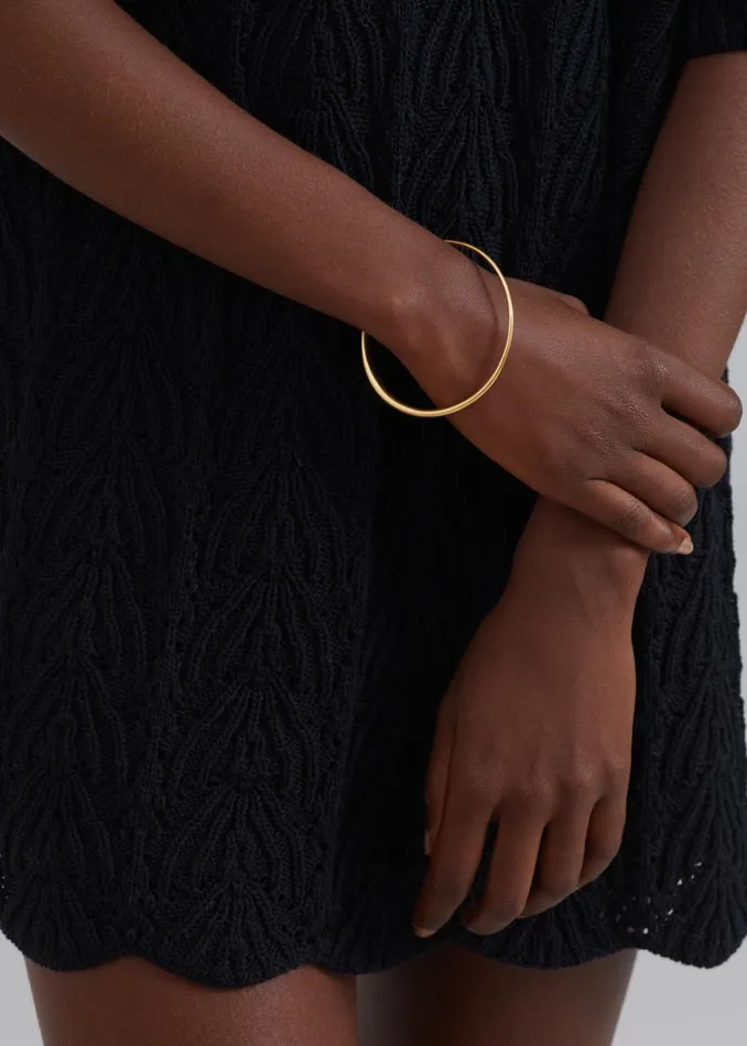 The Frankie Shop Jasmin Sparrow Bangle No1 8211 Gold Shop Accessories