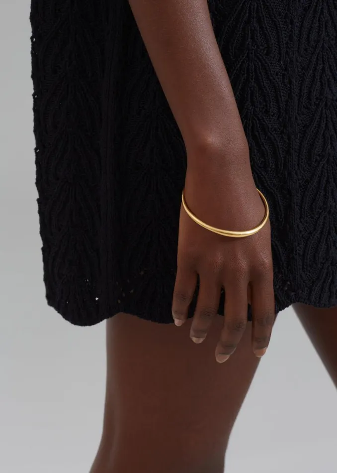 The Frankie Shop Jasmin Sparrow Bangle No1 8211 Gold Shop Accessories