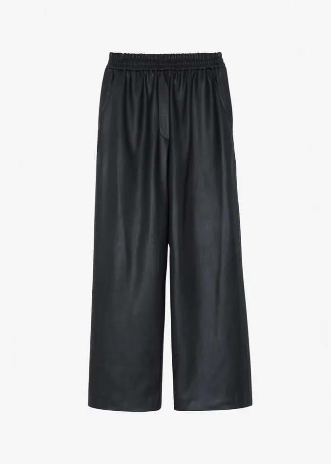 The Frankie Shop Kelan Faux Leather Pants 8211 Black Shop Bottoms