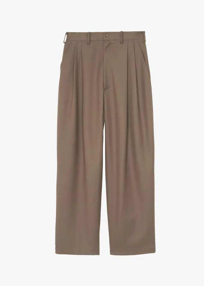 The Frankie Shop Kerena Pintuck Pants 8211 Taupe Shop Clothing