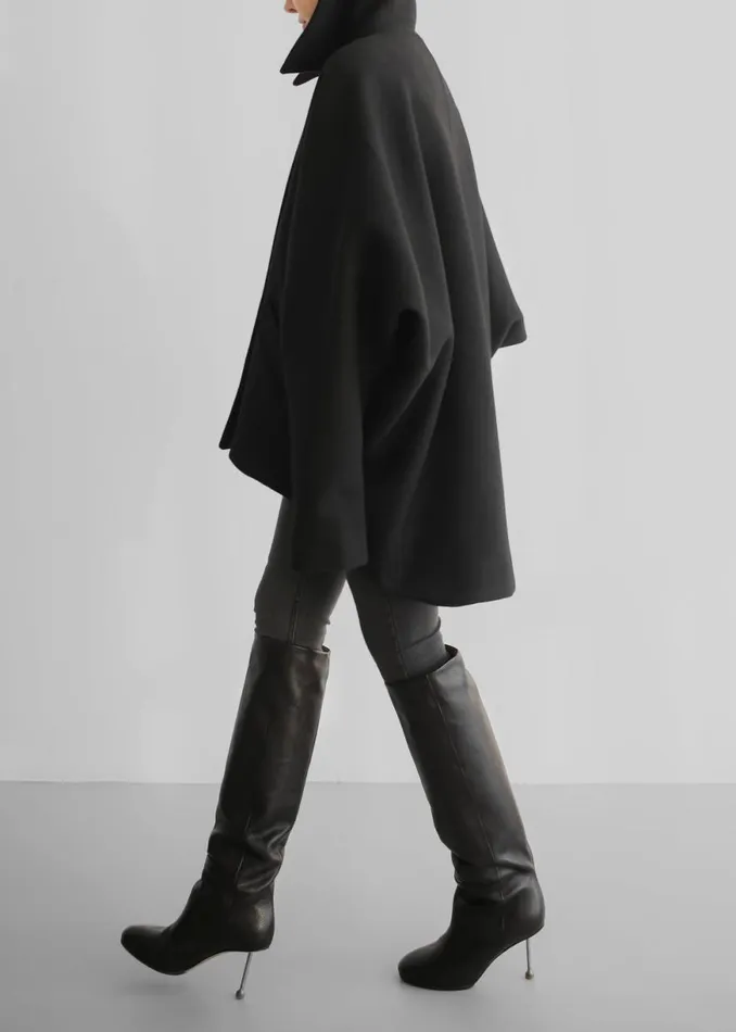 The Frankie Shop Lane Coat 8211 Black Shop Outerwear