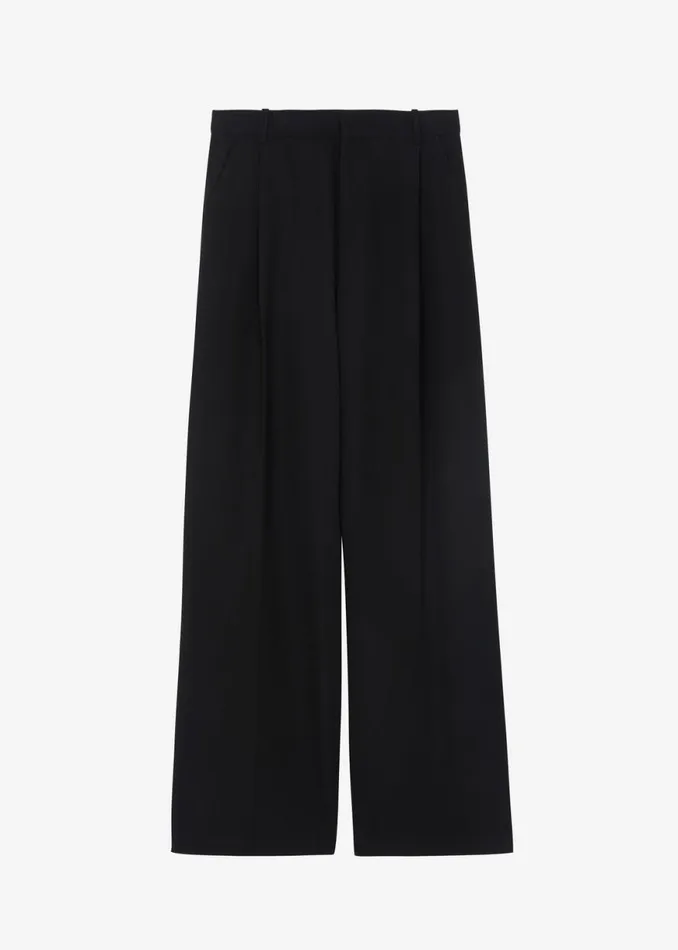 The Frankie Shop Lillian Wide Trousers 8211 Black Shop Clothing