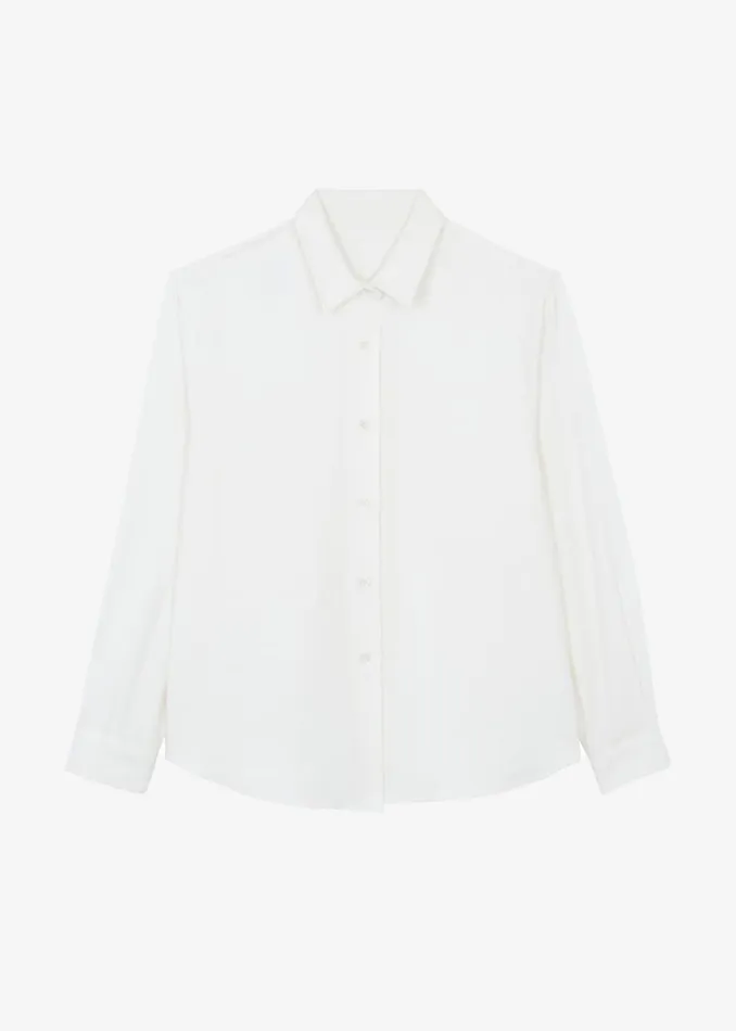 The Frankie Shop Lotta Fluid Shirt 8211 Off White Shop Tops