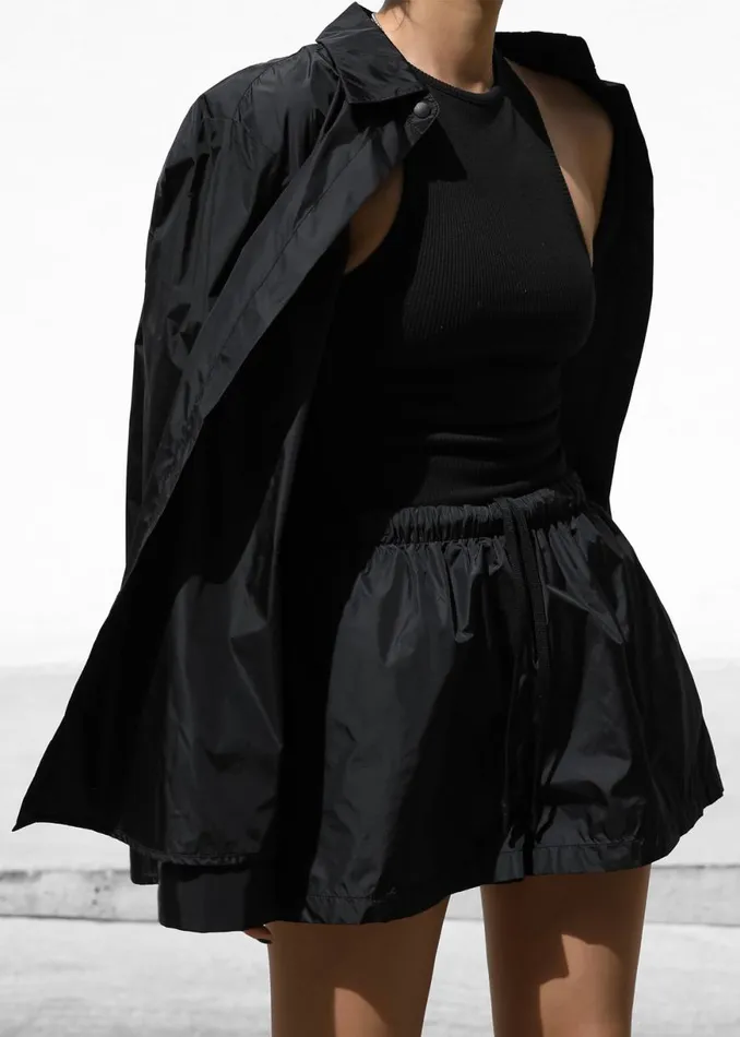 The Frankie Shop Lucy Shorts 8211 Black Shop Bottoms