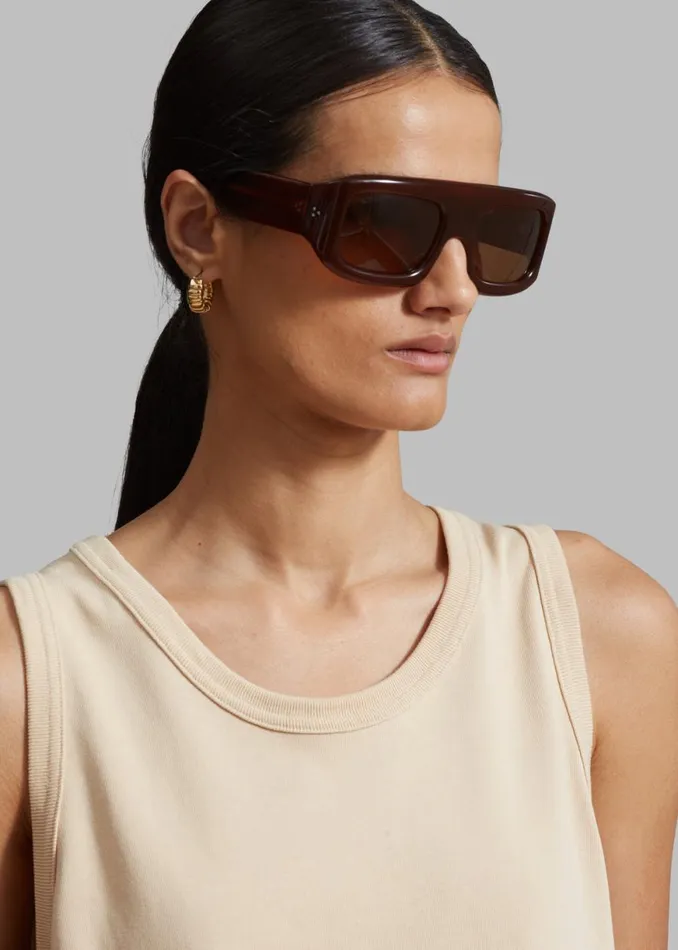 The Frankie Shop Port Tanger Mauretania 8211 Terracotta Acetate Shop Accessories