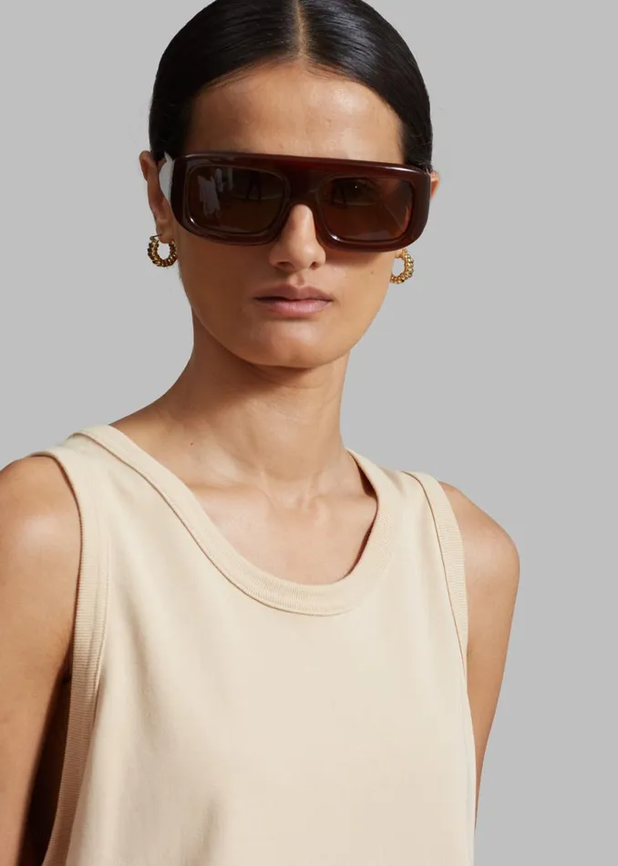 The Frankie Shop Port Tanger Mauretania 8211 Terracotta Acetate Shop Accessories