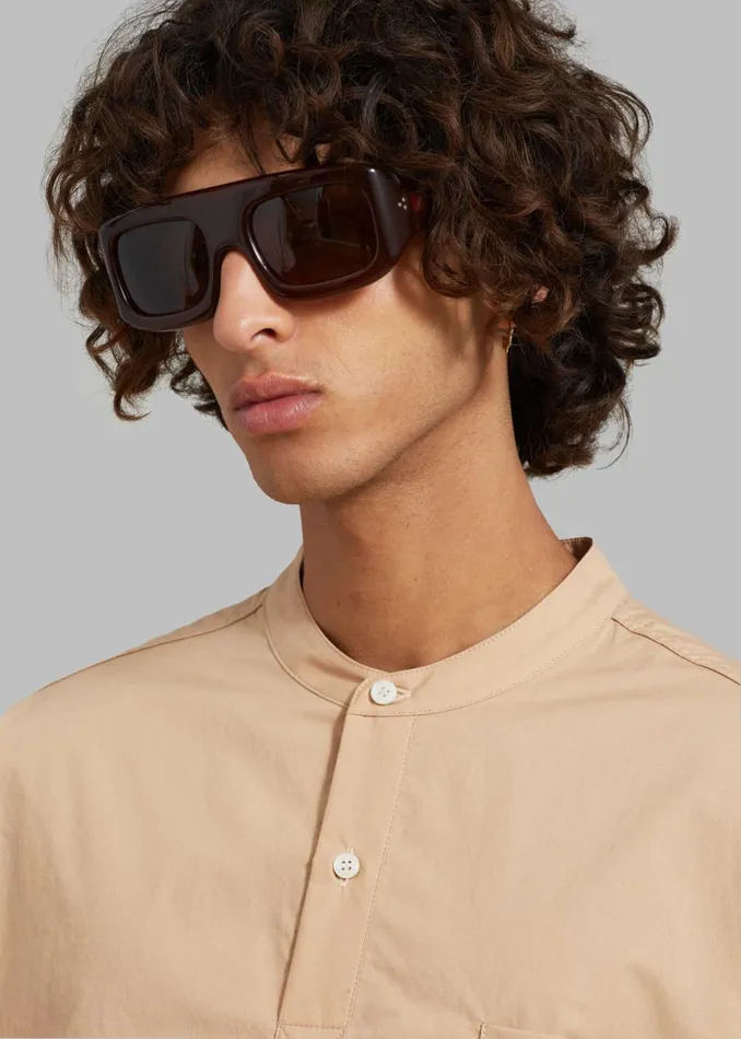 The Frankie Shop Port Tanger Mauretania 8211 Terracotta Acetate Shop Accessories