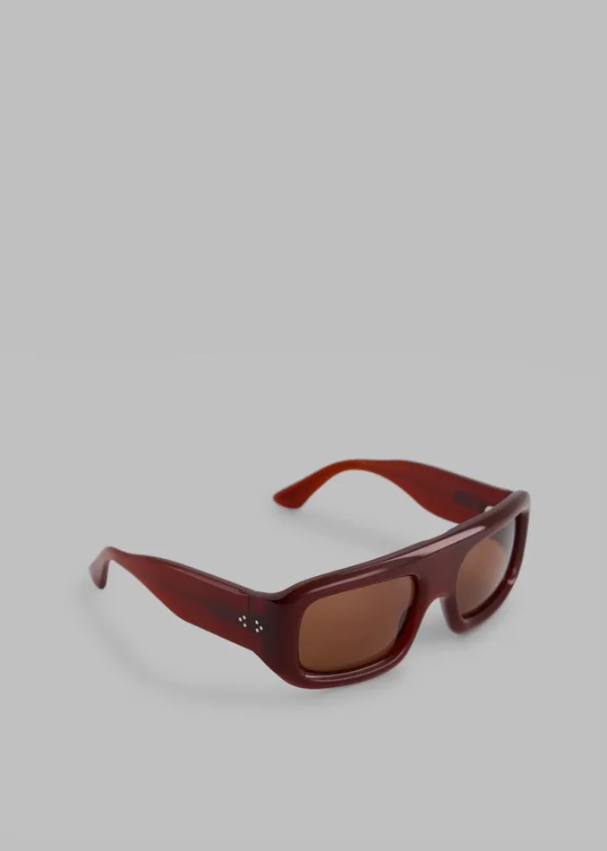 The Frankie Shop Port Tanger Mauretania 8211 Terracotta Acetate Shop Accessories