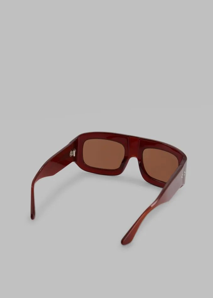 The Frankie Shop Port Tanger Mauretania 8211 Terracotta Acetate Shop Accessories