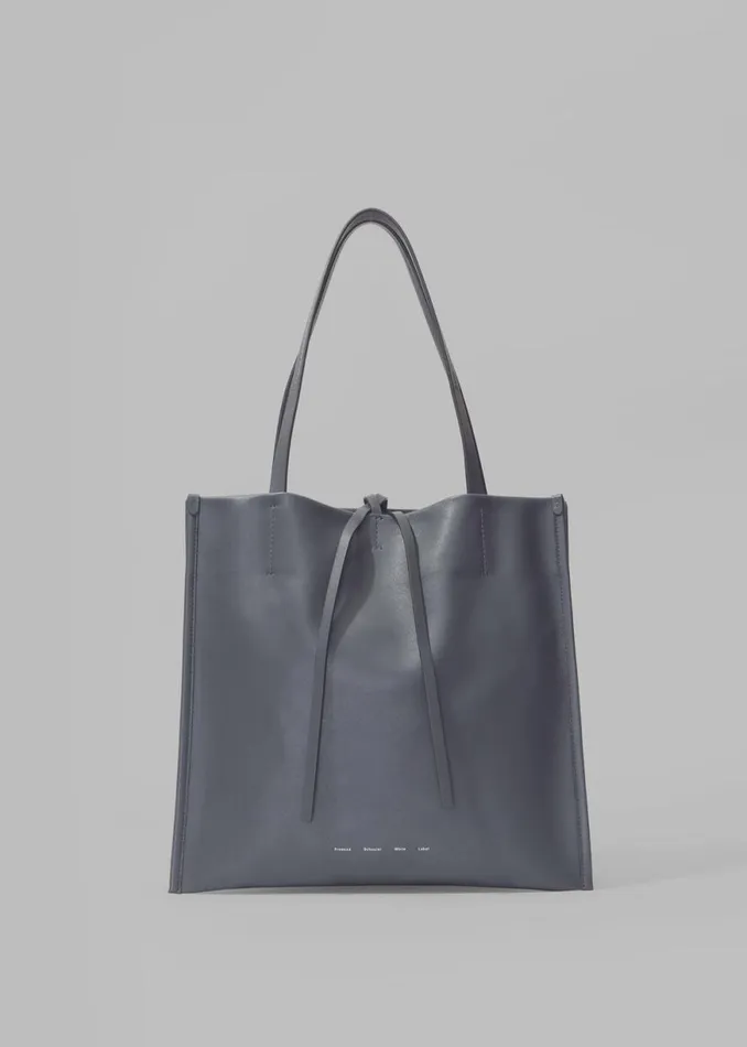 The Frankie Shop Proenza Schouler White Label Twin Nappa Tote 8211 Steel Shop Accessories