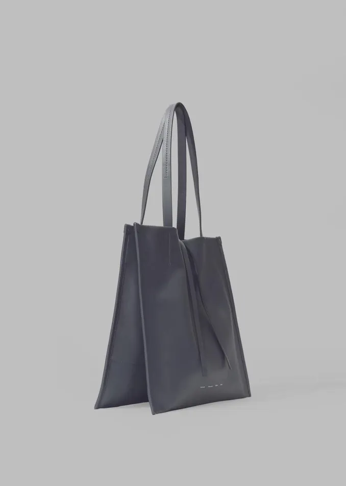 The Frankie Shop Proenza Schouler White Label Twin Nappa Tote 8211 Steel Shop Accessories