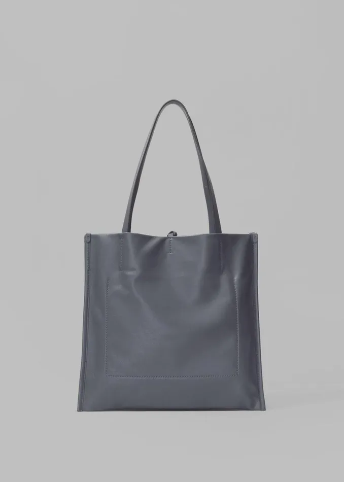 The Frankie Shop Proenza Schouler White Label Twin Nappa Tote 8211 Steel Shop Accessories