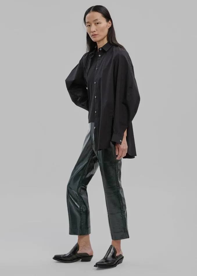 The Frankie Shop Proenza Schouler White Label Vinyl Pants 8211 Pine Shop Bottoms