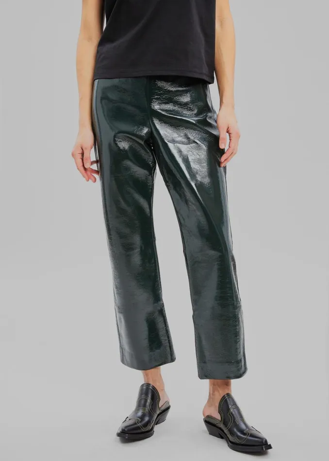 The Frankie Shop Proenza Schouler White Label Vinyl Pants 8211 Pine Shop Bottoms