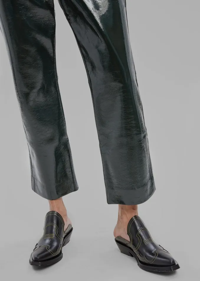 The Frankie Shop Proenza Schouler White Label Vinyl Pants 8211 Pine Shop Bottoms