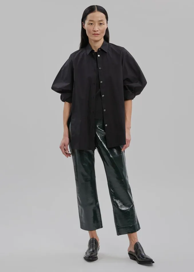 The Frankie Shop Proenza Schouler White Label Vinyl Pants 8211 Pine Shop Bottoms