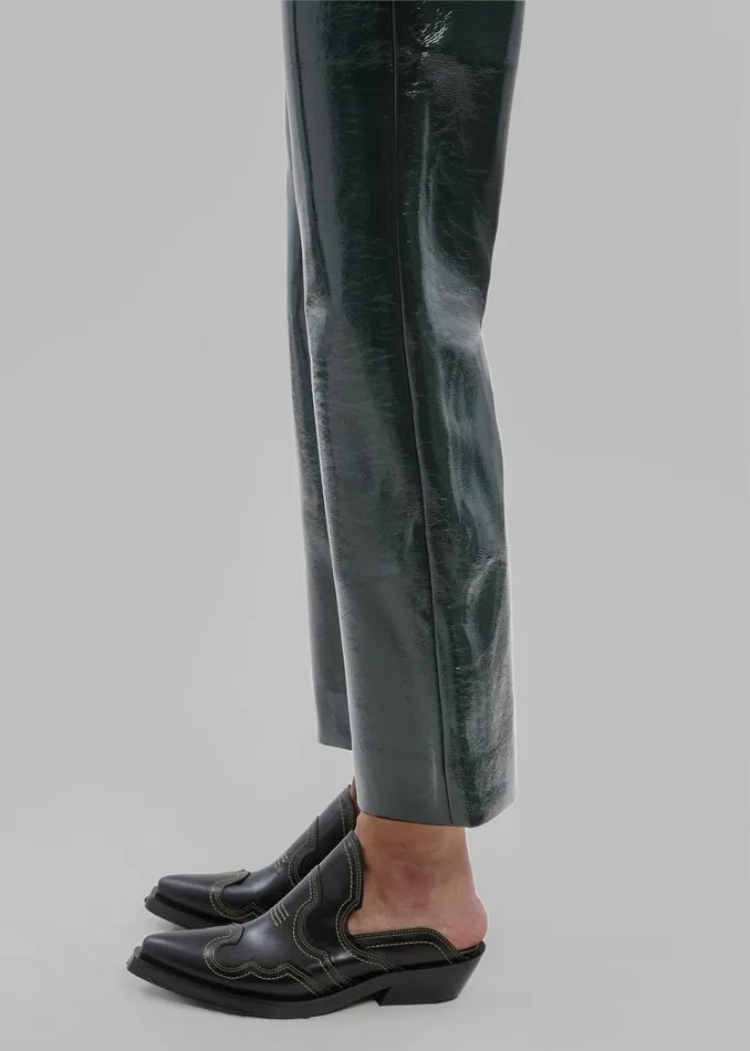 The Frankie Shop Proenza Schouler White Label Vinyl Pants 8211 Pine Shop Bottoms